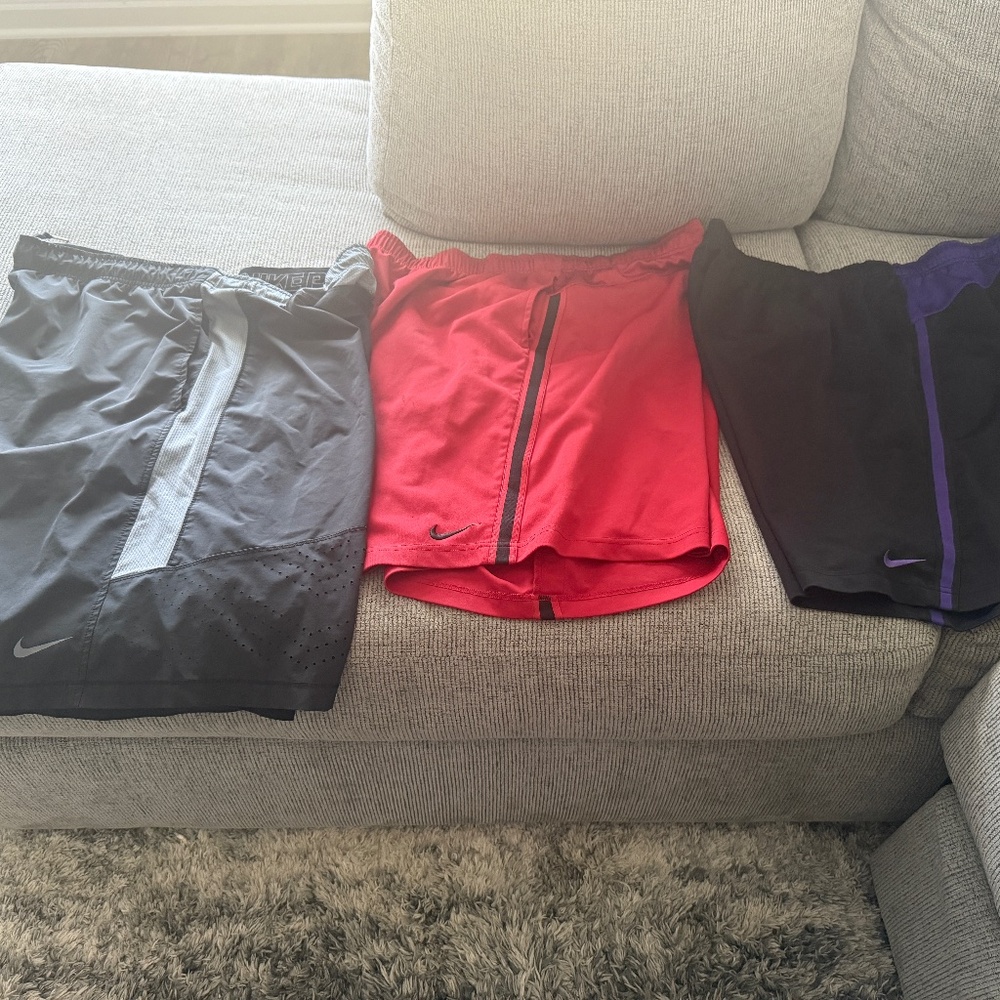 (3) pair of Nike Athletic shorts Sz 2XL